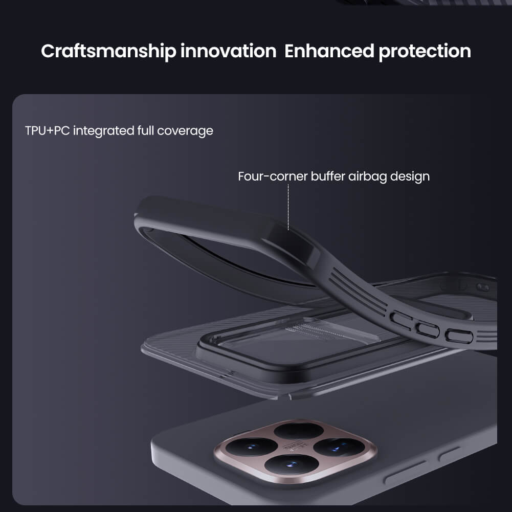 Чехол-крышка NILLKIN для Xiaomi 15T Pro (серия CamShield Pro Clear version)